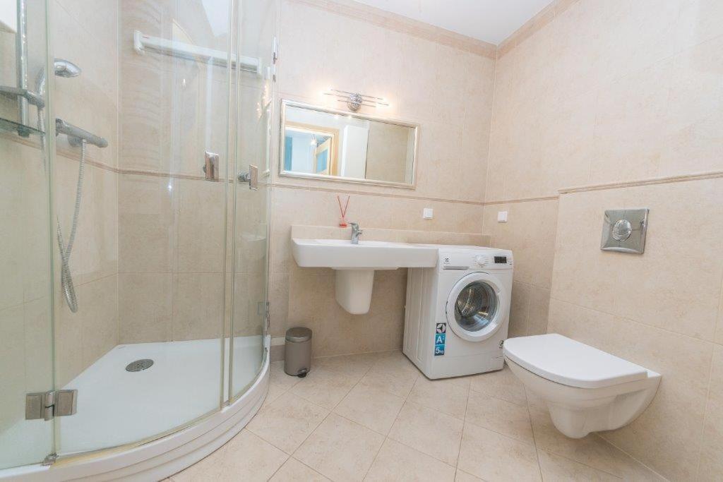 Ferienwohnung Apartament W Sea Towers Z Pieknym Widokiem Gdynia Exterior foto