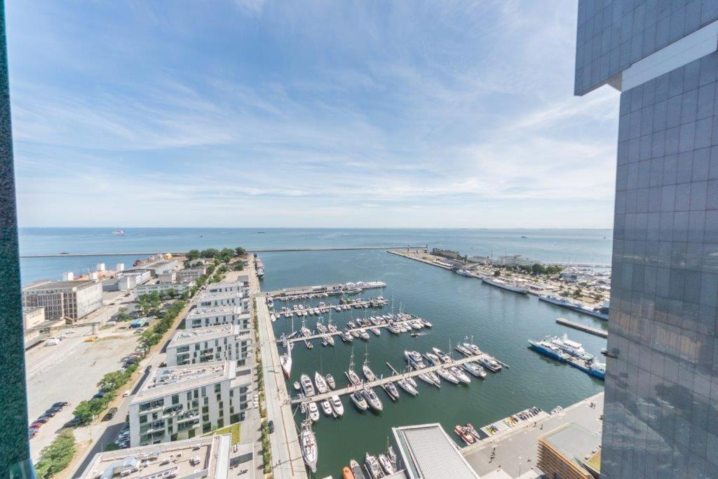 Ferienwohnung Apartament W Sea Towers Z Pieknym Widokiem Gdynia Exterior foto