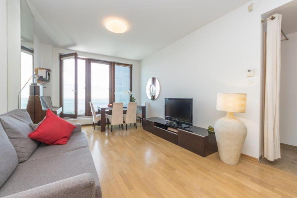 Ferienwohnung Apartament W Sea Towers Z Pieknym Widokiem Gdynia Exterior foto