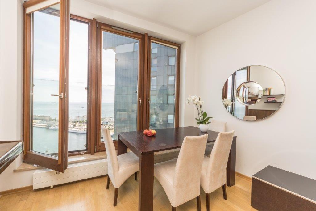 Ferienwohnung Apartament W Sea Towers Z Pieknym Widokiem Gdynia Exterior foto